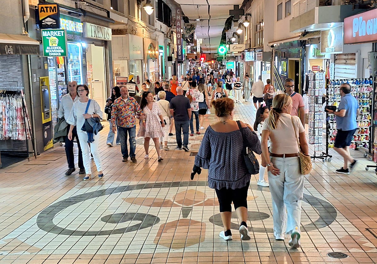 Shops in San Miguel Street.