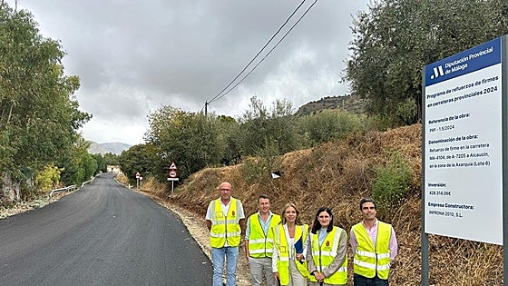 Road improvements under way in Malaga's Axarquía area