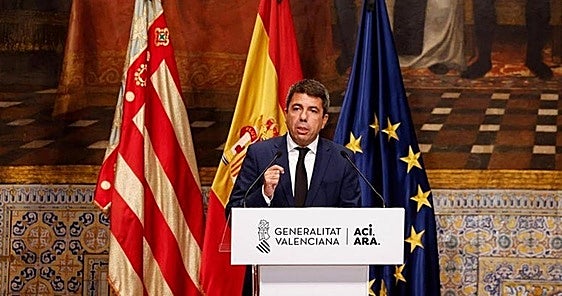 President of Valencia's government Carlos Mazón admits 'there were things that should have been done better' on the 'dana' tragedy anniversary