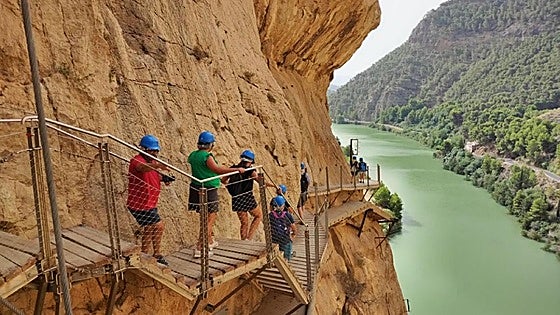 Malaga's Caminito del Rey marks a decade attracting thrill-seekers