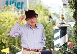 Woody Allen at the 80th Venice Film Festival in 2023.
