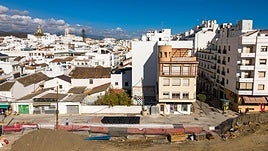 The location of the preventive hydraulic system, under the new boulevard.