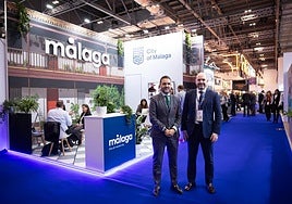 Jacobo Florido at the Malaga WTM stand.