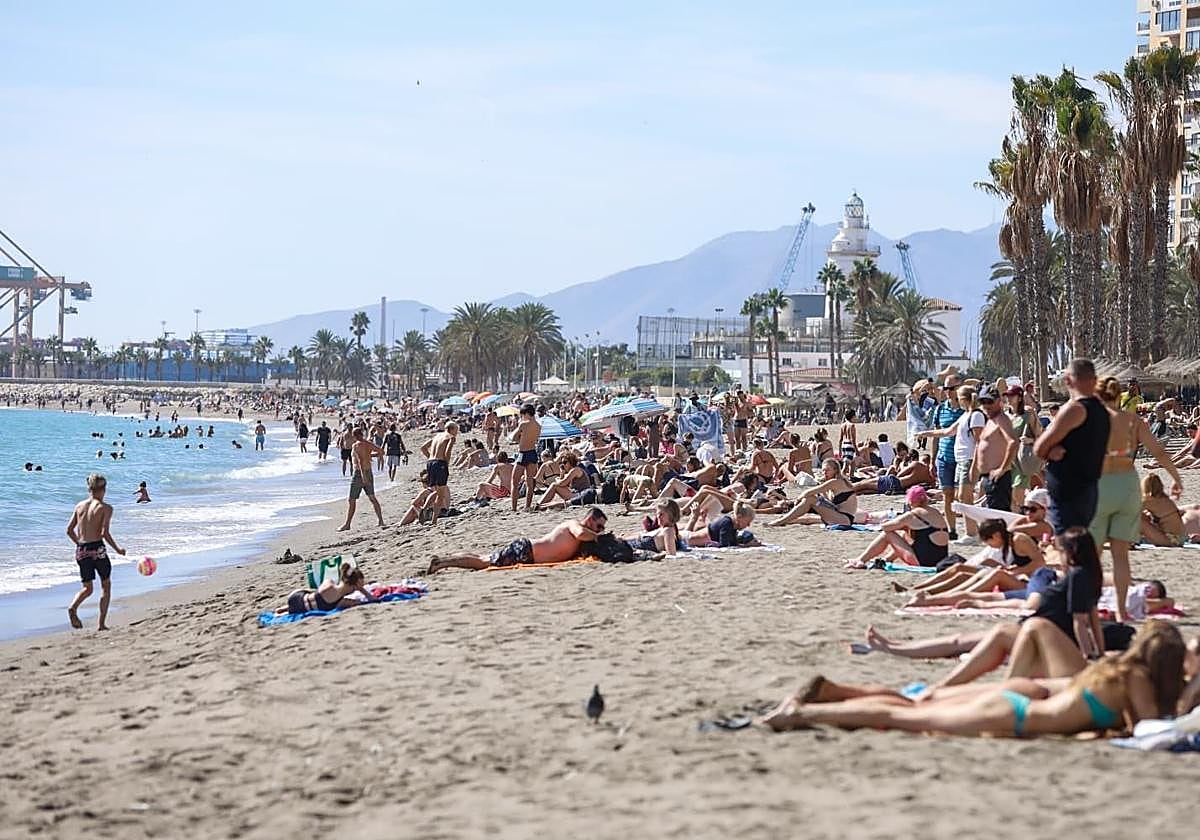 Malaga town records highest maximum temperature in Spain in October