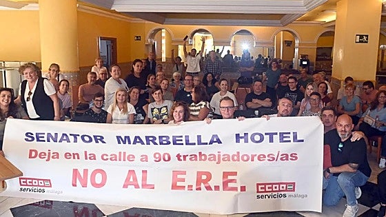 Staff sit-in over redundancies continues at hotel on Costa del Sol's Golden Mile