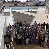 The inauguration of the co-housing project.