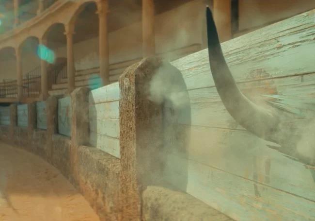 A bull's horn appears in the trailer for Agatha Christie: The Seven Dials, filmed at the Maestranza bullring in Ronda.
