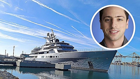 Stunning megayacht owned by co-founder of Google calls at Malaga's port
