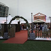Families participating in Christmas festivities at Miramar shopping centre