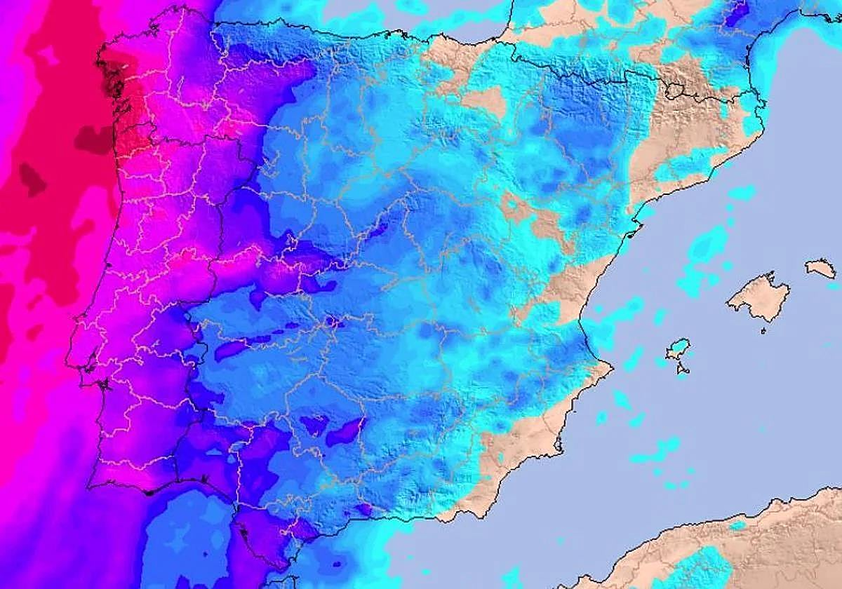Aemet warns these parts of Spain about the arrival of Storm Claudia which will bring heavy rain, storms and strong winds.