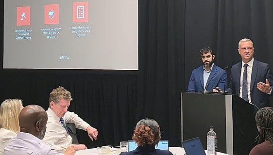 Gibraltar delegation discuss financial sanctions implementation at FCDO meeting in Miami