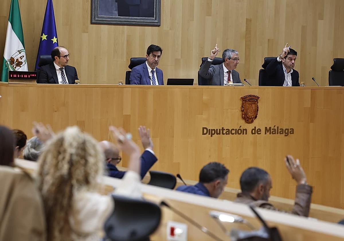 Vote on the public accounts of Malaga's provincial authority for 2026.