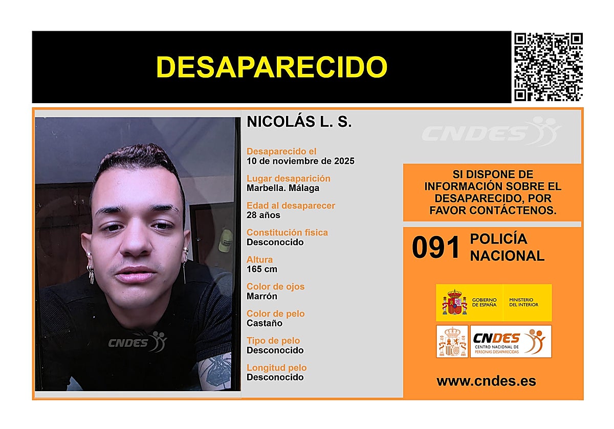 Urgent appeal for 28-year-old last seen in Marbella almost two weeks ago