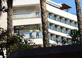 Work on the refurbishment of the Don Pepe hotel, in which 40 million euros are to be invested.