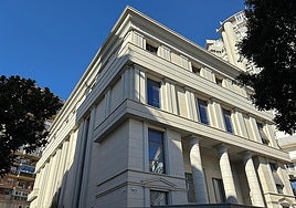 The abandoned museum building in Torremolinos.