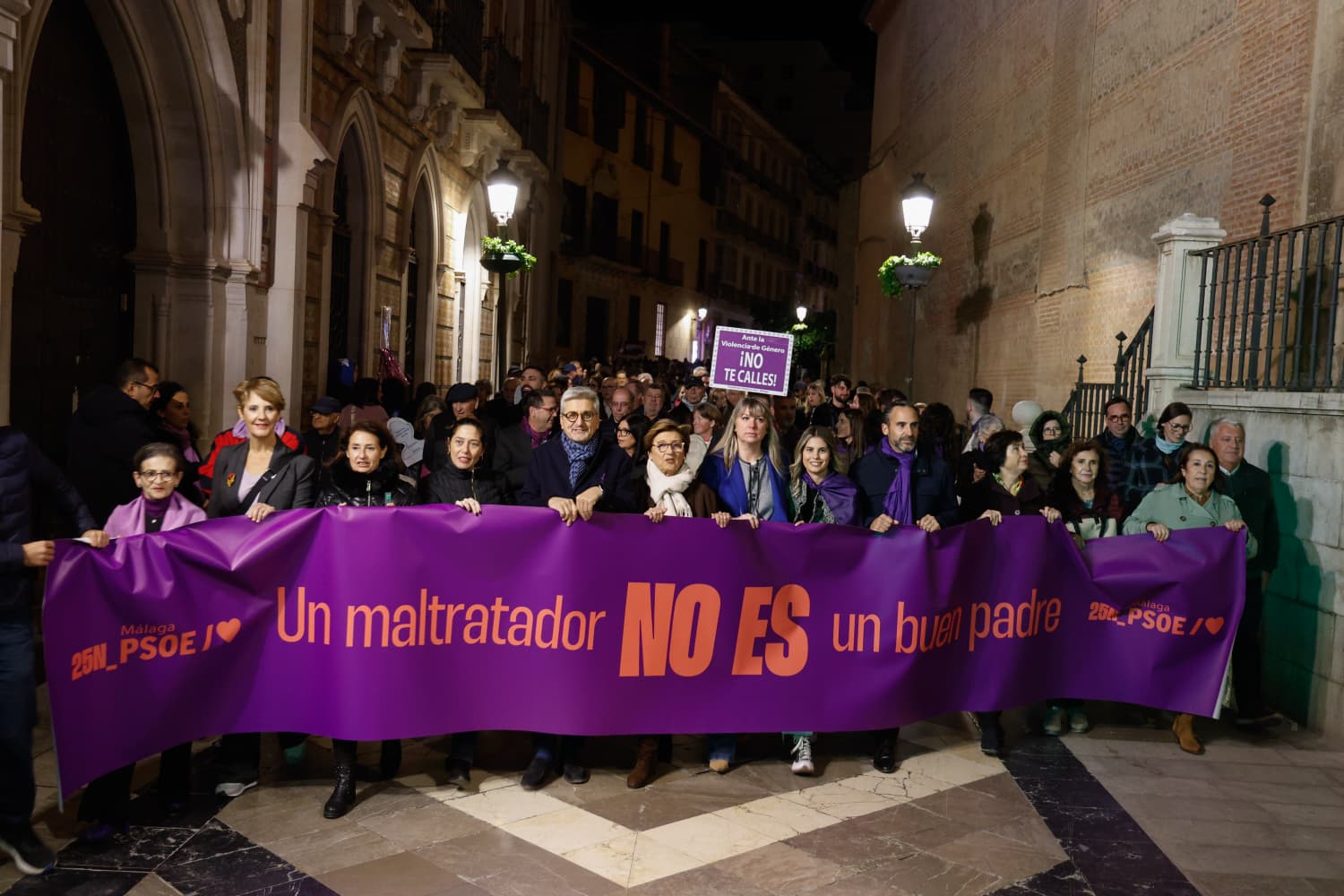 Thousands of people march through Malaga in protest against gender violence, in pictures
