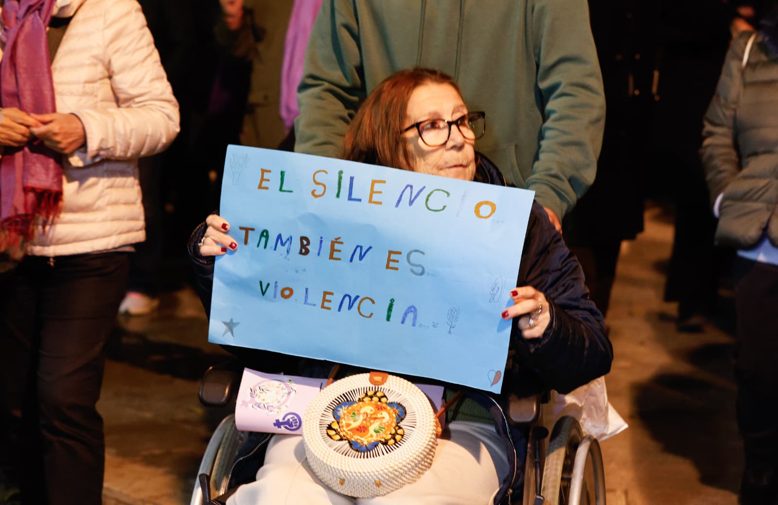 Thousands of people march through Malaga in protest against gender violence, in pictures