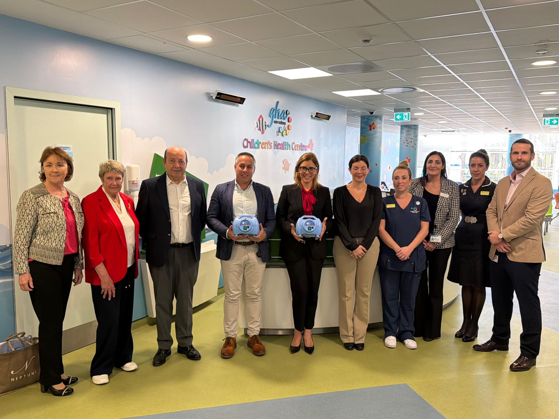 RICC donates vital medical equipment to St Bernard's Hospital