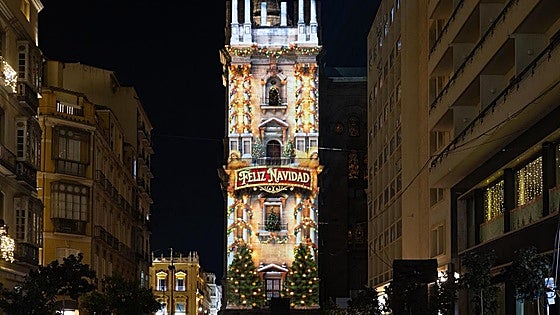 Star fishermen: Malaga Cathedral's videomapping invites spectators to rediscover the Christmas spirit