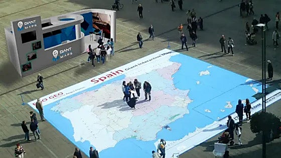 Marbella and San Pedro to host a giant interactive map of Spain to celebrate Constitution Day