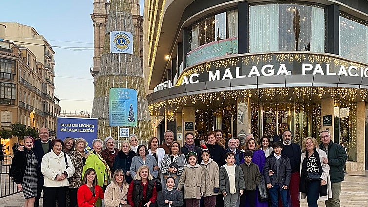 Tree of Hope stands in Malaga city centre for yet another Christmas
