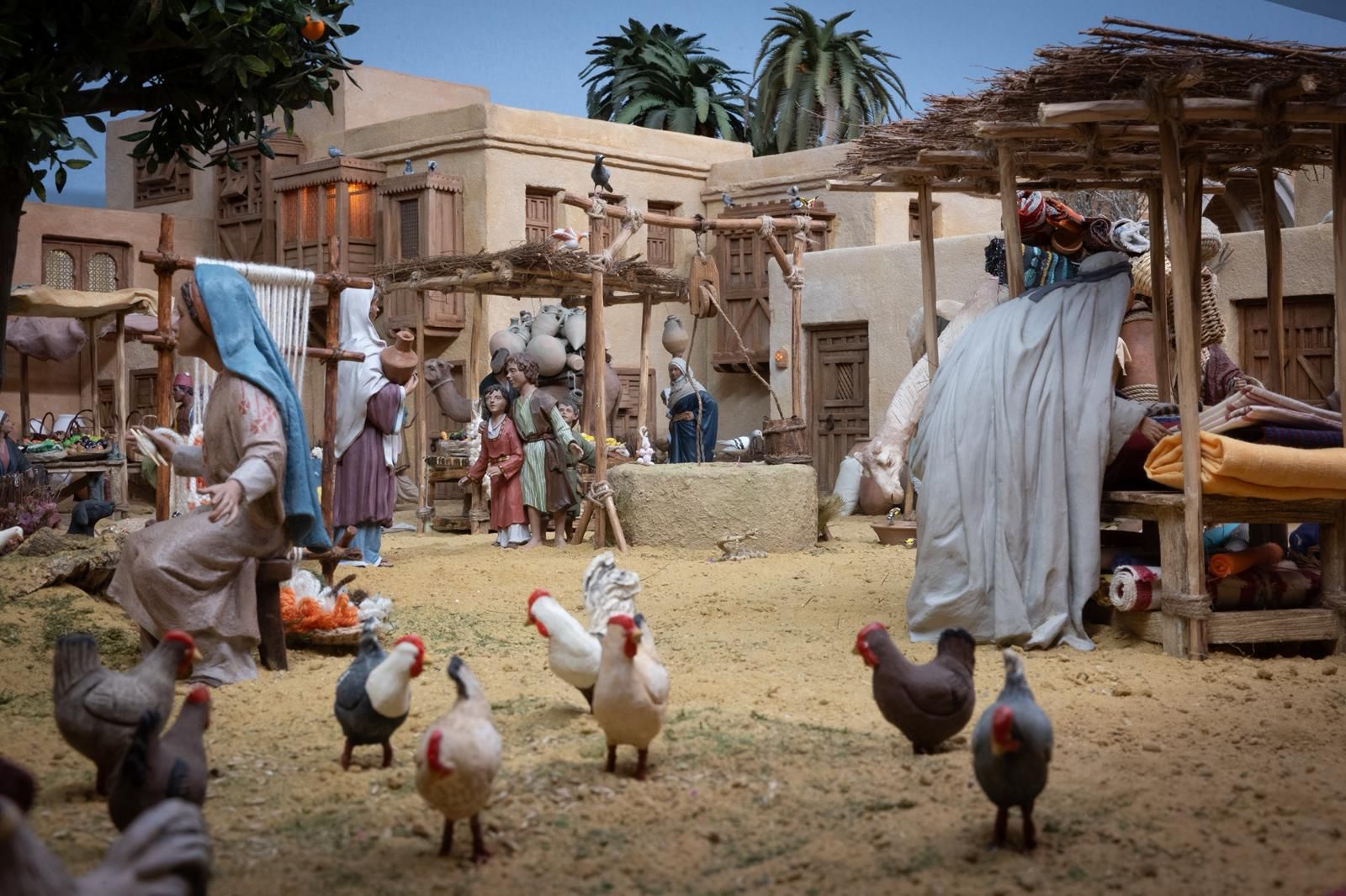 Nativity scenes around the city in pictures