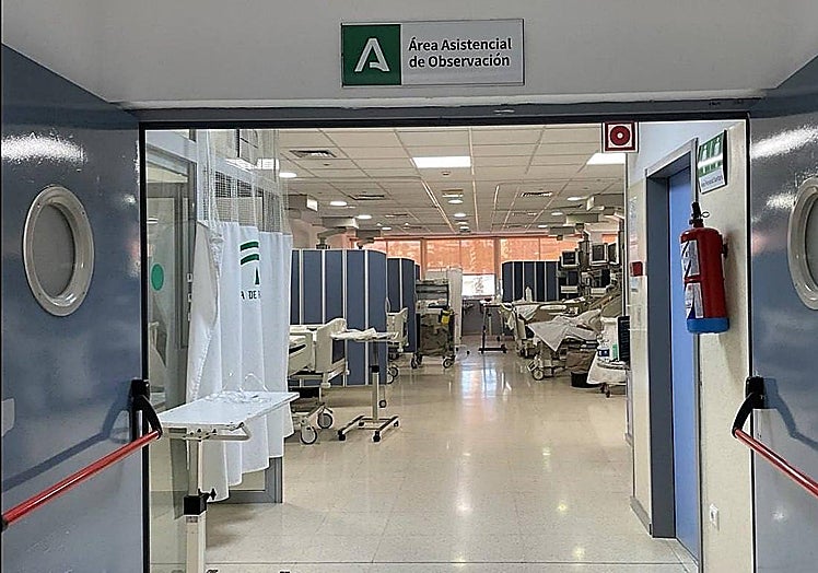 Photo of the emergency department at Hospital Clínico.
