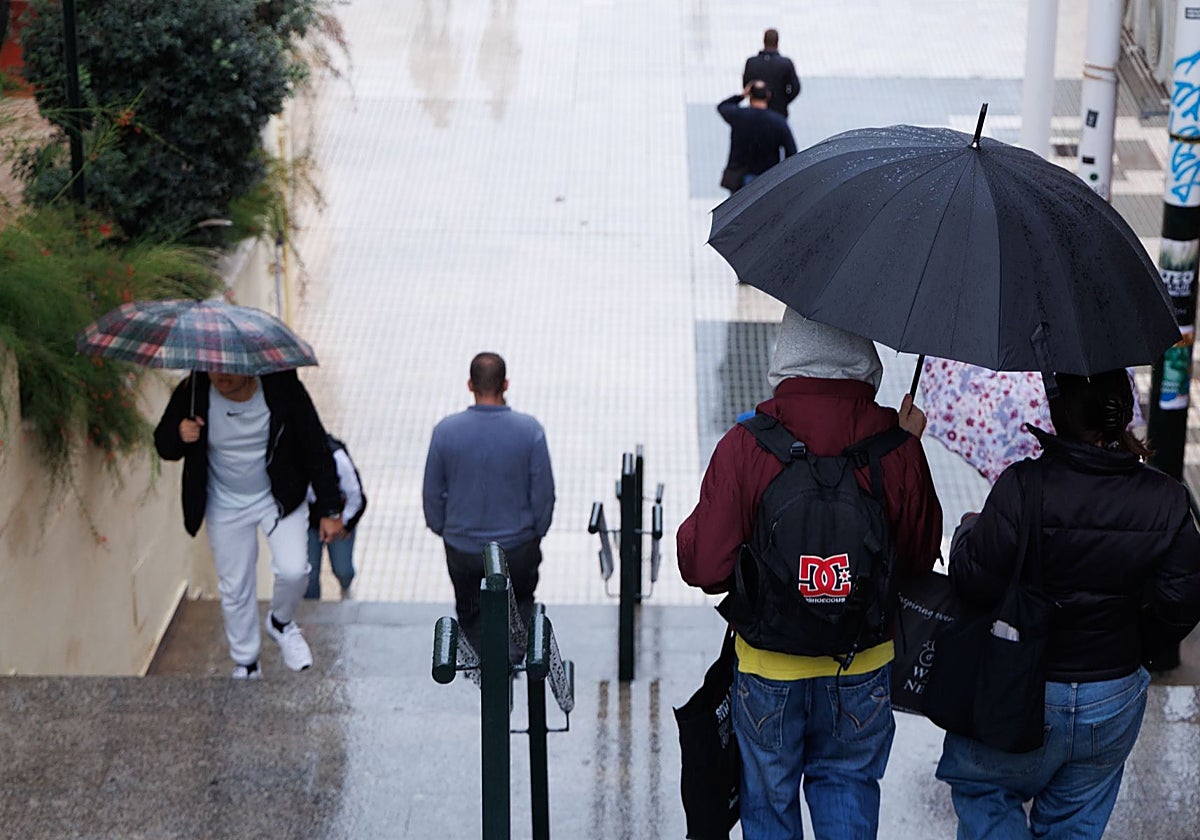 Umbrellas will be back on the streets of Malaga this weekend.