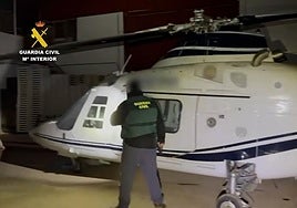 900 kilos by helicopter: blow to network that transported hashish from Morocco to Malaga province