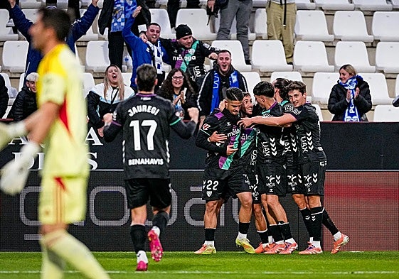 Malaga secured only their second away win of the season.