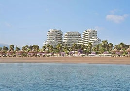 Artist's impression of the Térmica Beach project.