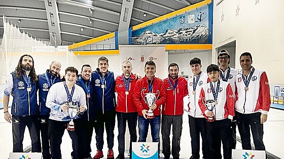 Costa curling team take silver and earn promotion