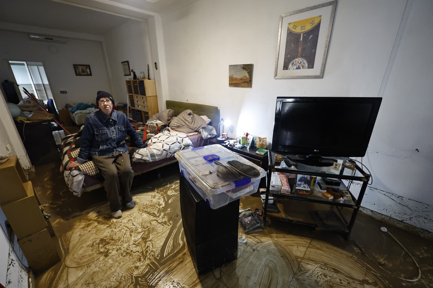 In pictures: Malaga town mops up after a night of torrential rain and the Guadalhorce river at its highest level on record