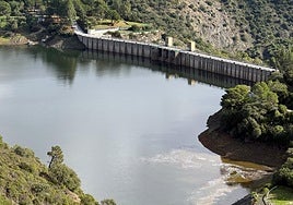 La Concepción reservoir, a few days ago.
