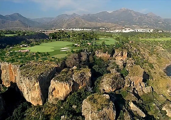 Virtual recreation of what the future Maro golf course would look like