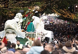 A photo from last year's Three Kings' parade in Malaga.