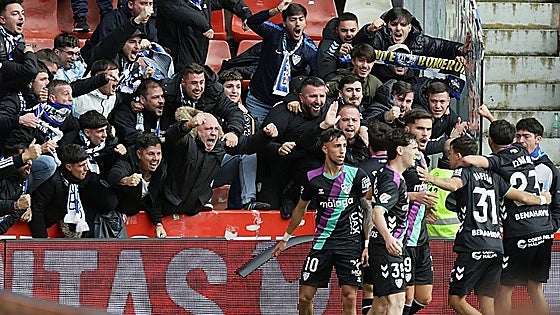 Masterclass in Gijón sees Malaga CF surge to within reach of the play-off places