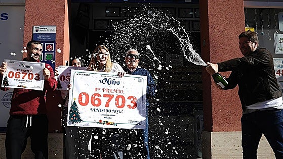 First prize in El Niño lottery drops three million euros in Malaga province