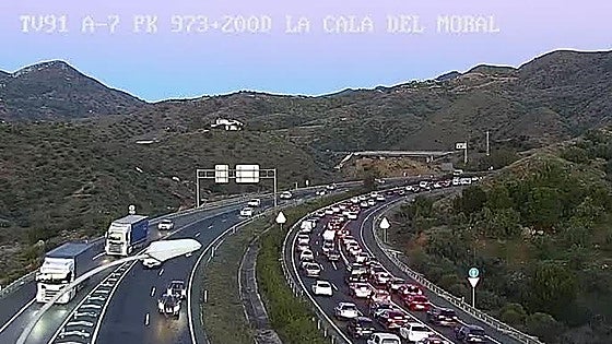 Accident on A7 motorway on eastern Costa del Sol causes major tailbacks
