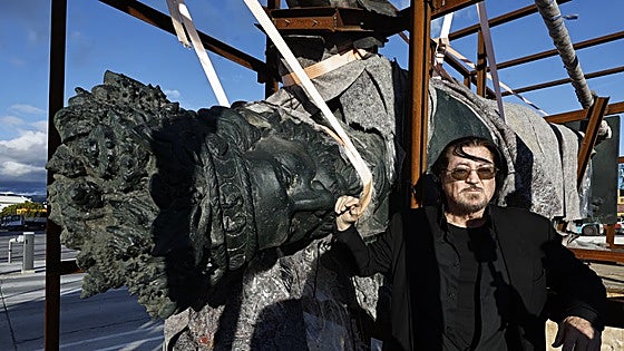 'Let the people judge': Artist hits back at 'insulting' critics over Malaga’s new 11-metre Neptune'