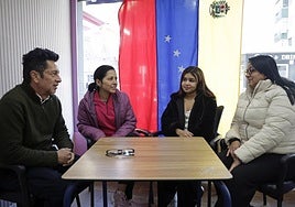 Javier Durán, Erika Fuenmayor, Diana Herrera and Yanny Blanco.