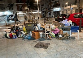 Costa del Sol town issues warning as large amount of waste and furniture is dumped on busy square