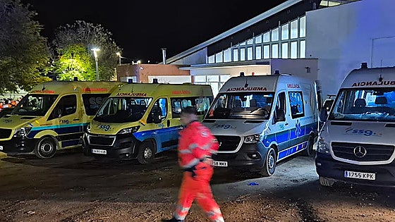 The centre where family members wait for news after fatal train crash in Spain: 'I'm looking for my daughter and my wife. Her phone is on but she is not answering'