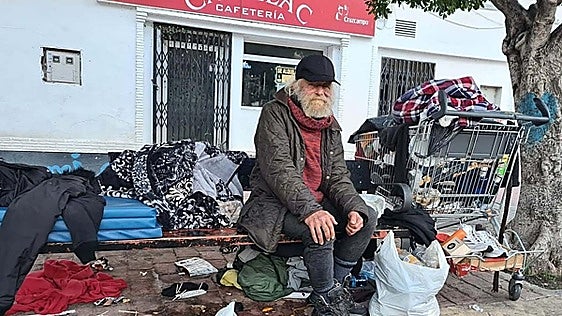 Lutz, the homeless Canadian who was attacked on Granada's Costa Tropical