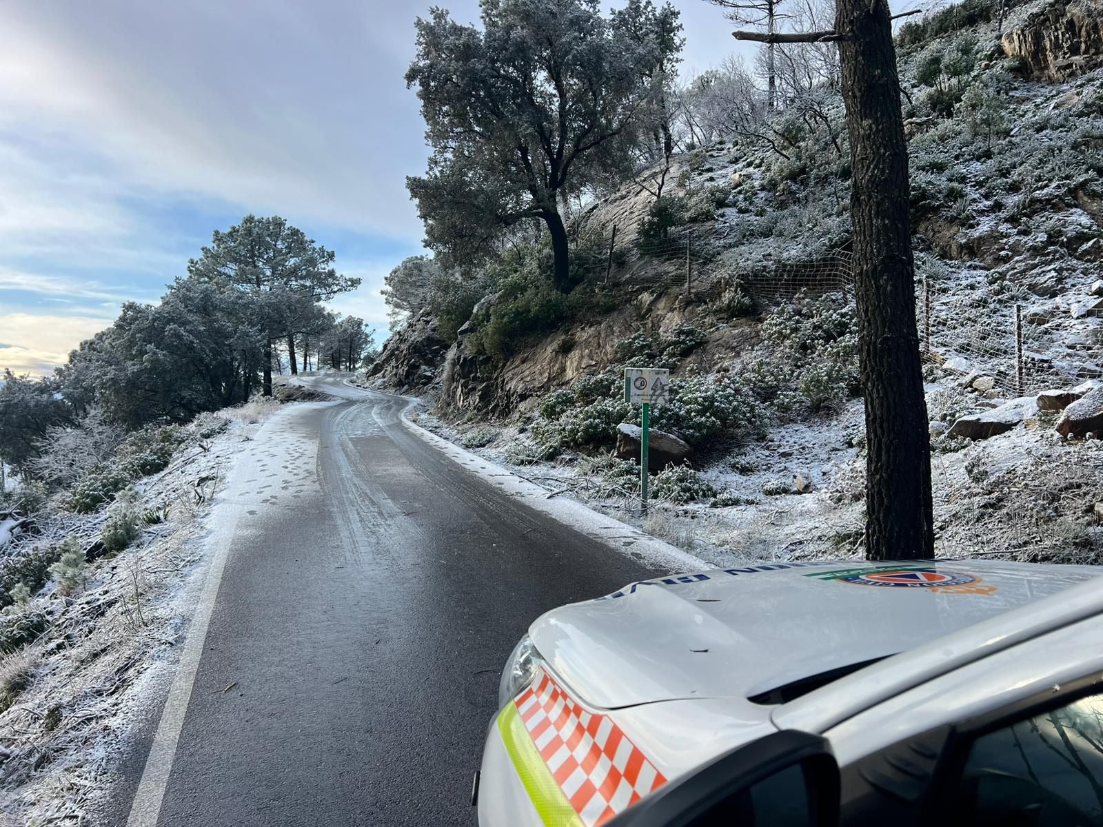 Estepona Protección Civil in Los Reales de Sierra Bermeja.
