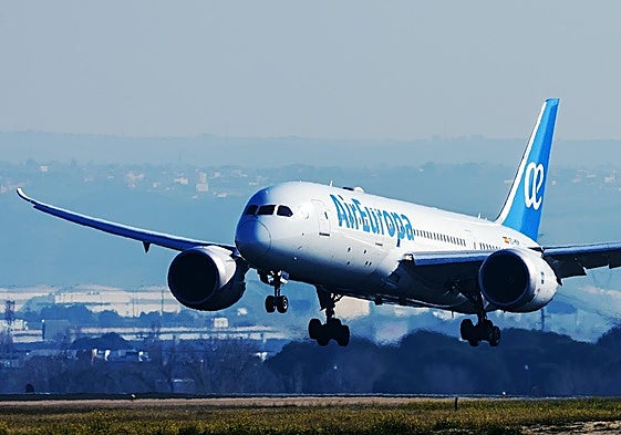 Photo of an Air Europa's plane.