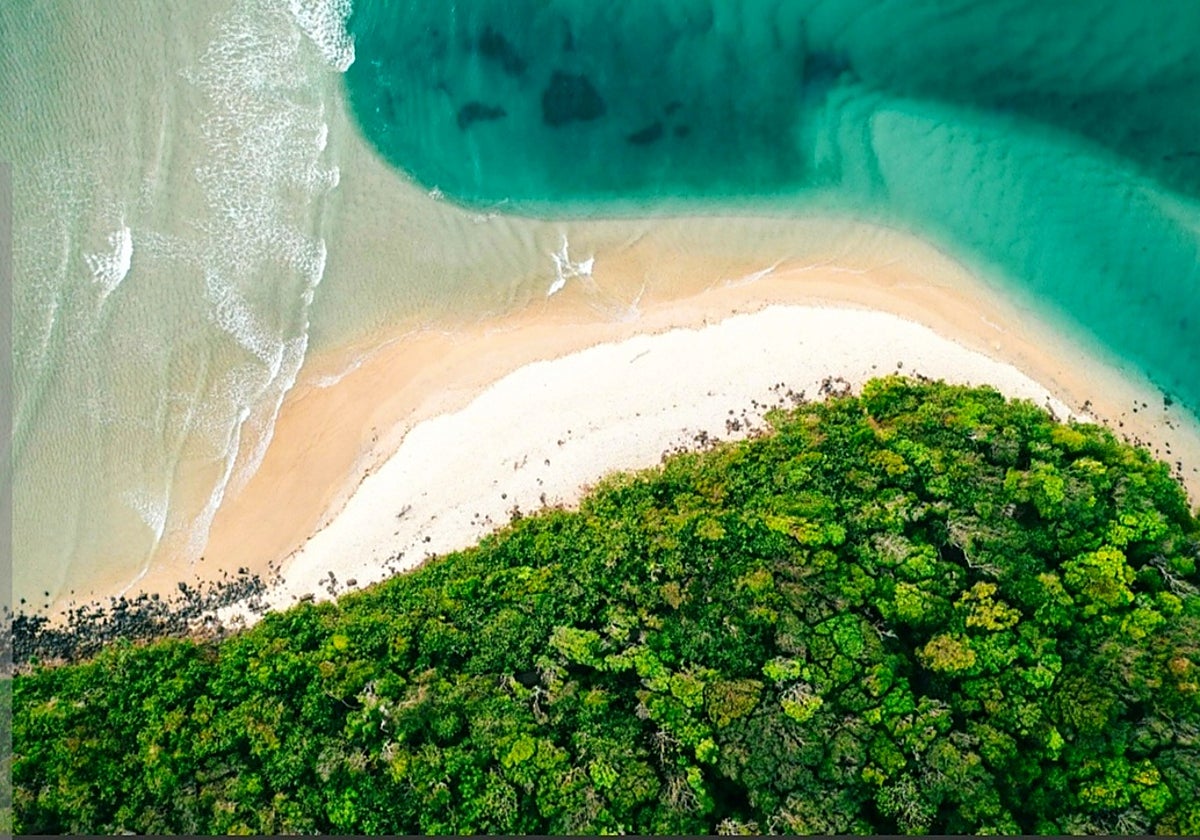 A disputed island named after a Spanish explorer
