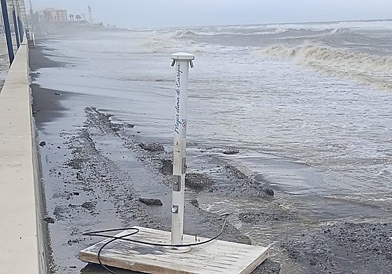 Ferrara beach in Torrox on Wednesday 28 January
