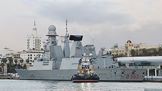 Italian Navy’s 'air defence’ destroyer docks in Malaga