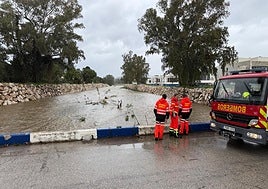 Image of the Guadaiza river on Wednesday.